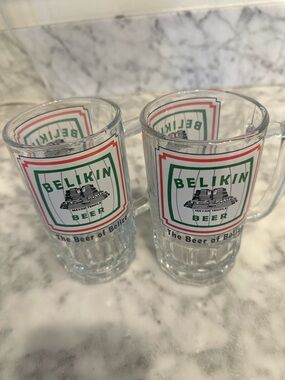 Belikin Beer Mug - the beer of Belize set of 2